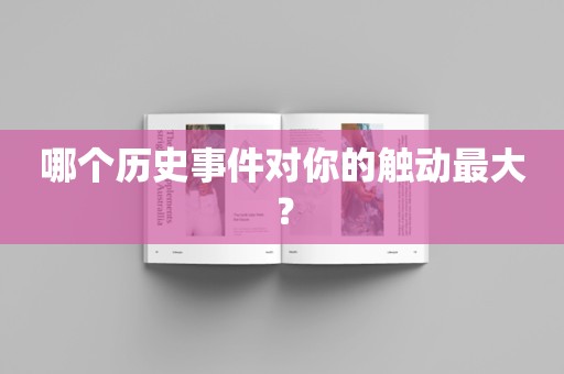 哪个历史事件对你的触动最大？